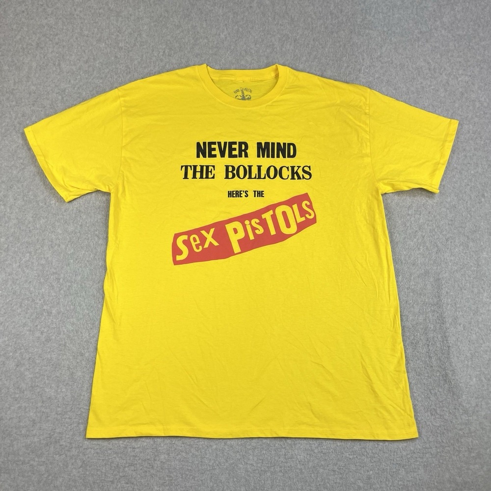Sex Pistols T Shirt XL Never Mind The Bollocks Official Modern Punk Rotten